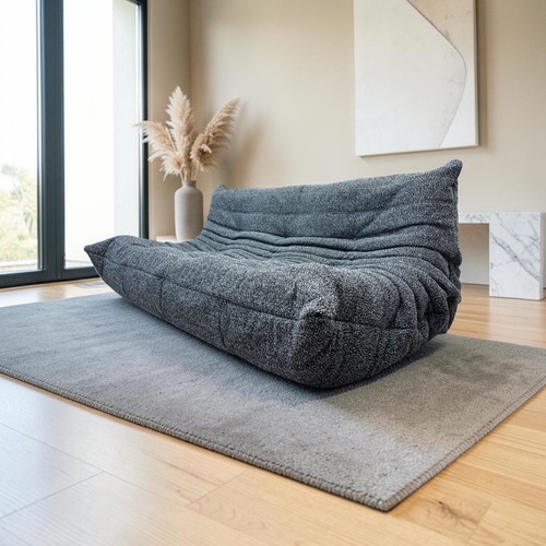 Sofa settee black white - sofa,