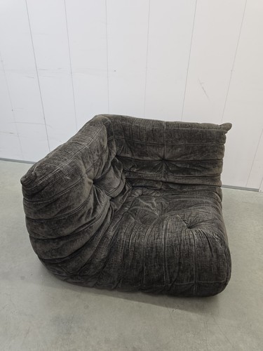 Ligne roset dark grey corner - grey,